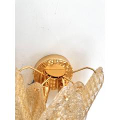 Contemporary Modern Gold Granigli Rondini Murano Wall sconces Set of 2 - 4460648