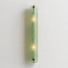 Contemporary Modern Green Graniglia Canalina Murano Glass Wall Sconce Set of 2 - 4718415