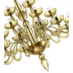 Contemporary Modern Huge Champagne Murano Glass Chandelier - 4602872