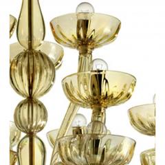 Contemporary Modern Huge Champagne Murano Glass Chandelier - 4602874