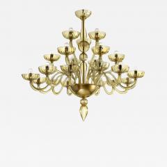 Contemporary Modern Huge Champagne Murano Glass Chandelier - 4603171