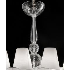 Contemporary Modern Huge Transparent Murano Glass Chandelier - 4566959