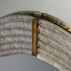 Contemporary Modern Italian Wall Mirrors Murano Glass Silver Leaf Brass - 3859734
