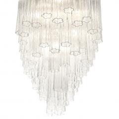 Contemporary Modern Oval Tronchi Murano Glass Chandelier - 4629602