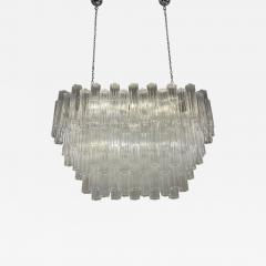 Contemporary Modern Oval Tronchi Murano Glass Chandelier - 4630764