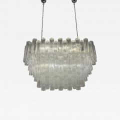 Contemporary Modern Oval Tronchi Murano Glass Chandelier - 4739228