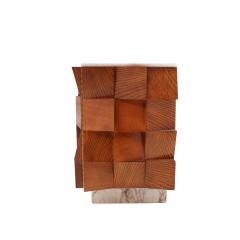 Contemporary Modern Pair of Sideboards in Wood and Siena Marble Top Italy - 4088878