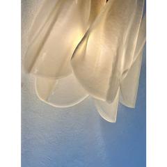 Contemporary Modern Sanded Champagne Rondini Murano Wall Sconces Set of Two - 4460699