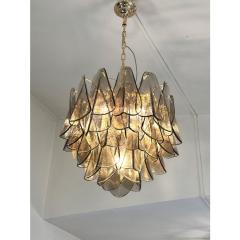 Contemporary Modern Smoked Fum Rondini Murano Glass Chandelier - 4460654