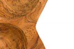 Contemporary Modernist Olive Wood Multi Compartment Tray - 4675140