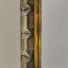 Contemporary Murano glass and brass fume Jewel mirror - 3594141