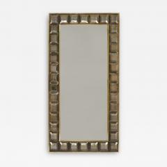 Contemporary Murano glass and brass fume Jewel mirror - 3601836
