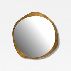 Contemporary Organic Modern Freeform Wall Mirror Brass 21st C  - 4120080