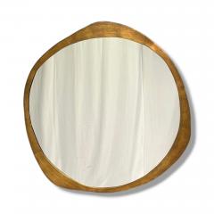 Contemporary Organic Modern Freeform Wall Mirror Brass 21st C  - 4120084