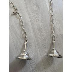 Contemporary Oval Champagne E Fum Tronchi Murano Glass Chandelier - 4460480