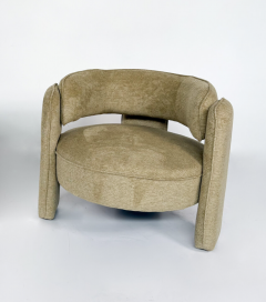 Contemporary Pair of Armchairs Italy - 4252424
