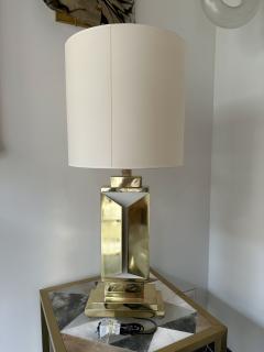 Contemporary Pair of Brass Lamps Italy - 2939306