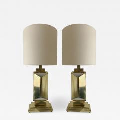 Contemporary Pair of Brass Lamps Italy - 2942552