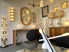 Contemporary Pair of Brass and Murano Glass Sconces Italy - 3128924