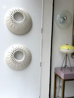 Contemporary Pair of Ceramic Sconces Italie - 3671381