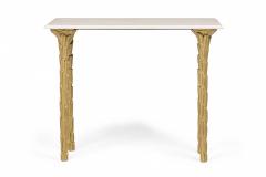 Contemporary Palm Style Gilt Console Table 1 - 3169081