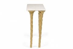 Contemporary Palm Style Gilt Console Table 1 - 3169082