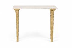 Contemporary Palm Style Gilt Console Table 1 - 3169084