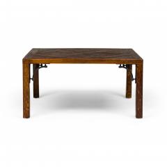 Contemporary Parquetry Wooden Floor Tile Coffee Table - 4708801