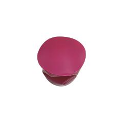 Contemporary Pink Lacquered Metal Side Table - 2071166