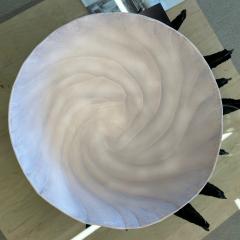 Contemporary Porcelain Bowl Vessel by Ceramic Artist Paula Murray Light Blue - 3414329