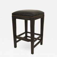 Contemporary Post War Leather Bar Stools - 1382887