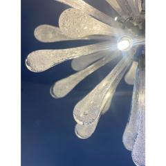Contemporary Pulegoso Drops Murano Glass Sputnik Chandelier - 4302872