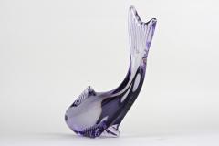 Contemporary Purple Murano Glass Fish Italy circa 1970 - 3488904
