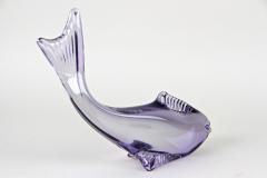 Contemporary Purple Murano Glass Fish Italy circa 1970 - 3488906