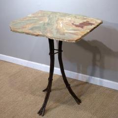 Contemporary Quartz Table with Branch Form Base - 2549597