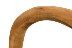 Contemporary Rustic Modern Organic Form Wooden Basket - 4673029