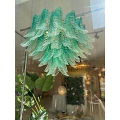 Contemporary Scenographic Green Felci Murano Glass Style Chandelier - 4303408