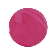 Contemporary Sculptural Fuchsia Lacquered Metal Side Table - 4746694