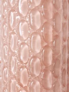 Contemporary Sculptural Pink Murano Glass Wall Sconce - 4753720