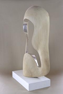 Contemporary Sculpture Infinty Silvered Basswood by M Treml Austria 2021 - 3443526