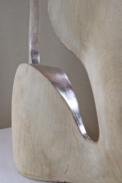 Contemporary Sculpture Infinty Silvered Basswood by M Treml Austria 2021 - 3443527