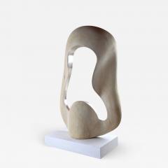 Contemporary Sculpture Infinty Silvered Basswood by M Treml Austria 2021 - 3444493