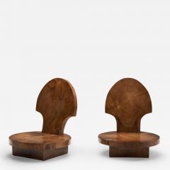 Contemporary Solid Wood Low Chairs Asia 21st century - 2996110