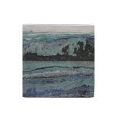 Contemporary Stucco Marble Spanish Side Table - 4270618
