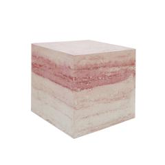 Contemporary Stuccoed Marble Spanish Side Table - 2017118