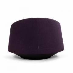 Contemporary Swiveling Purple Arm Chair - 4664377
