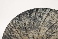 Contemporary Textured Swirl Stone Disc Sculpture China - 3482478