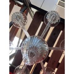 Contemporary Transparent Murano Glass Chandelier W Trasparent RostratoBoubeches - 4302823