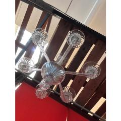 Contemporary Transparent Murano Glass Chandelier W Trasparent RostratoBoubeches - 4302826