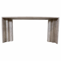 Contemporary Travertin Console Italy - 3413469